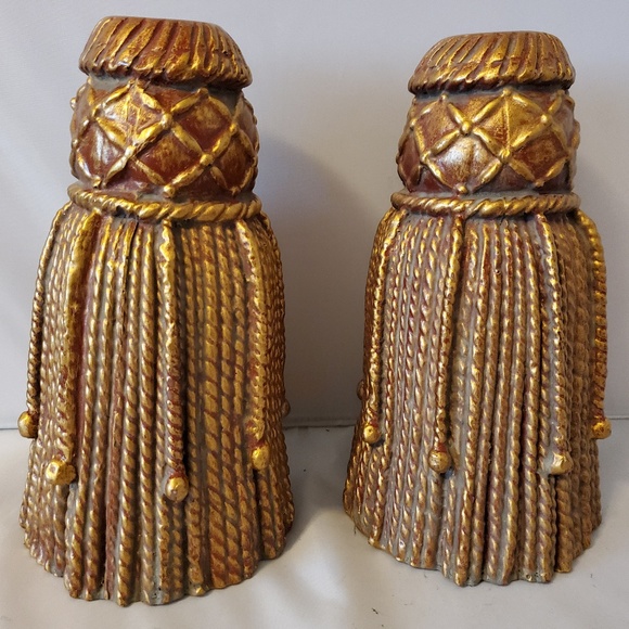 Murobello Home Tassel Candle Holders Pair of 2